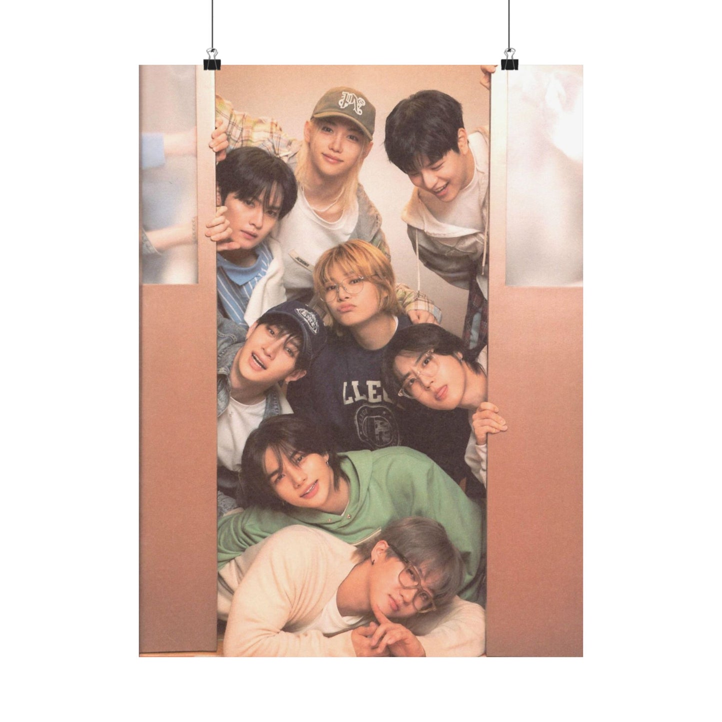 Stray Kids Group Poster - Cozy Bonding Moment | Premium K-Pop Wall Art for STAYs