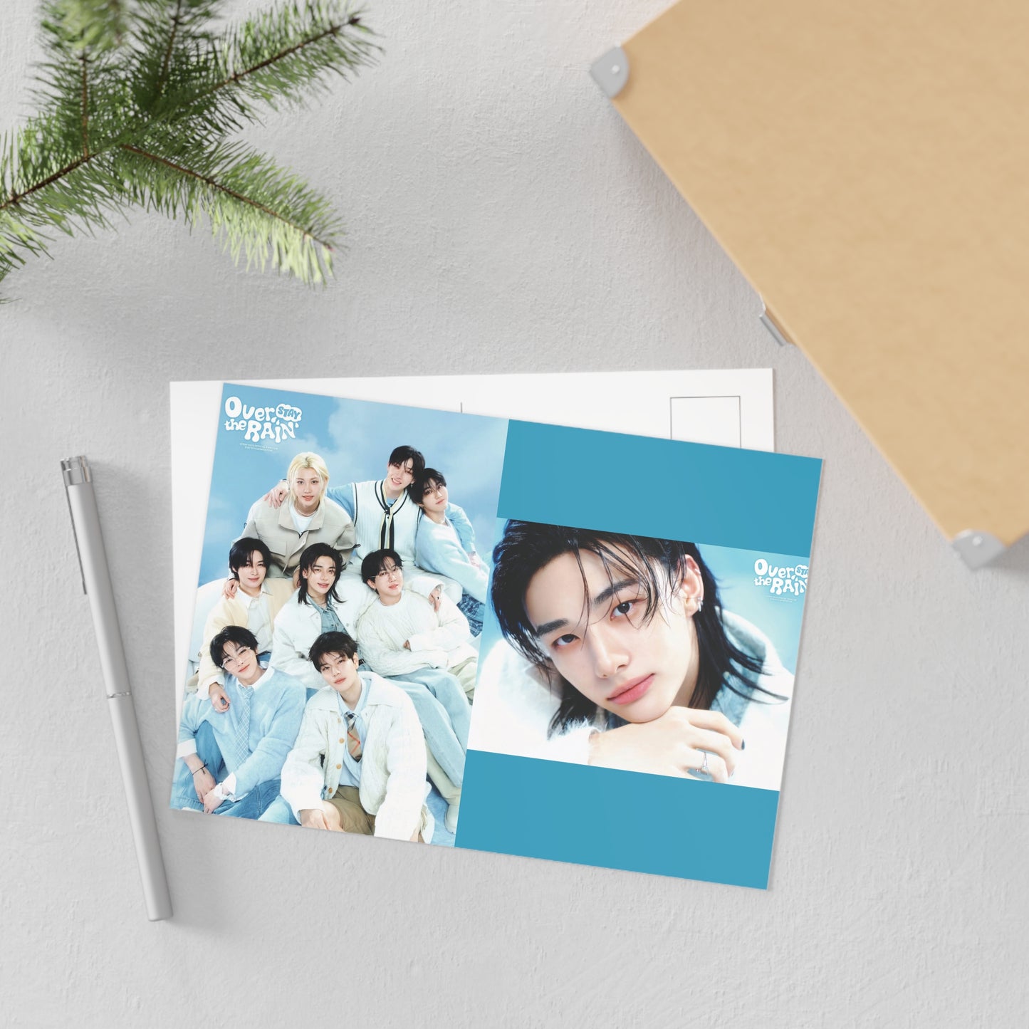 Stray Kids 5th Gen Fanclub Postcard – Behind the Scenes with Hyunjin | K-Pop STAY Collectible 🌦️