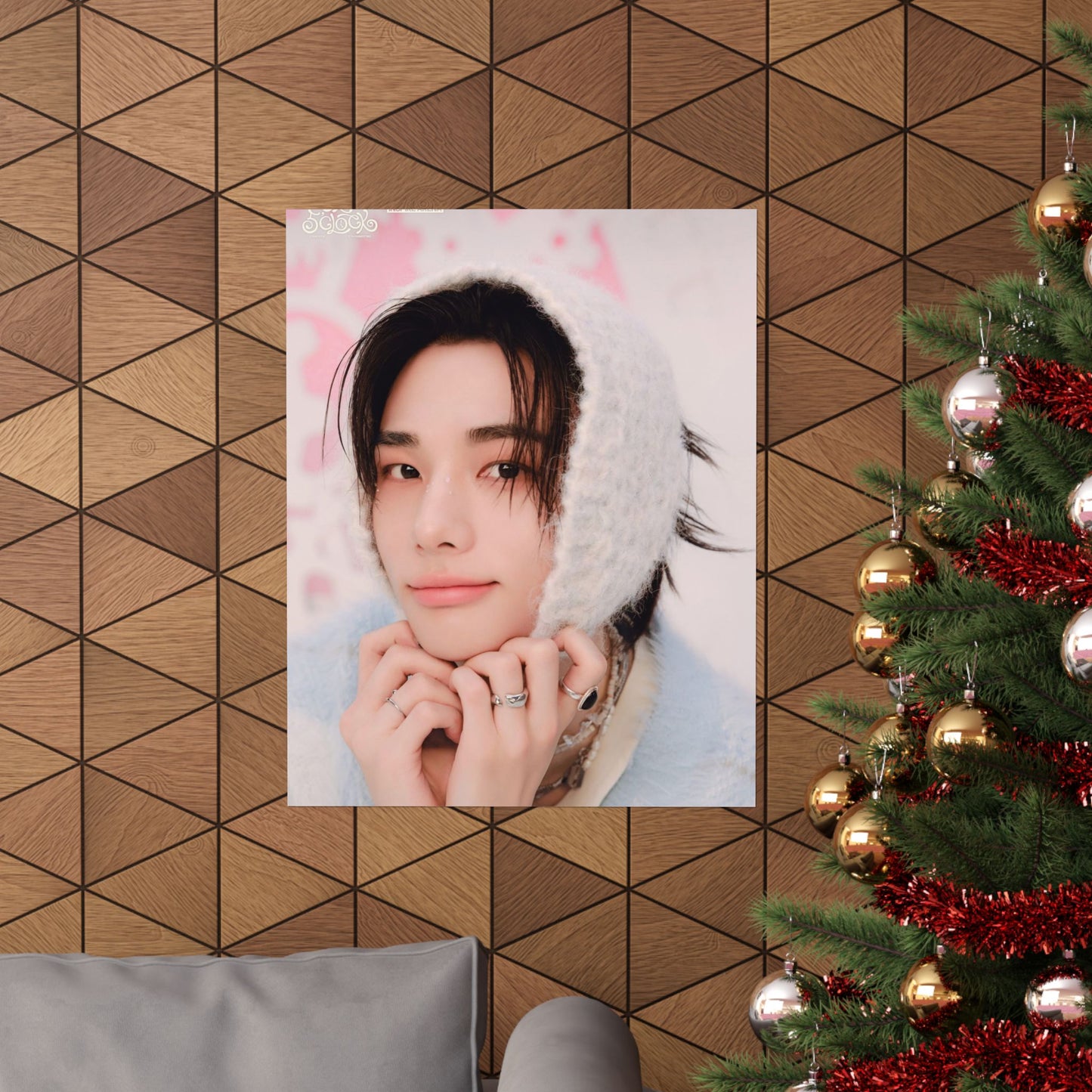 Stray Kids Hyunjin Poster - Valentine's Day | Premium K-Pop Wall Art for STAYs