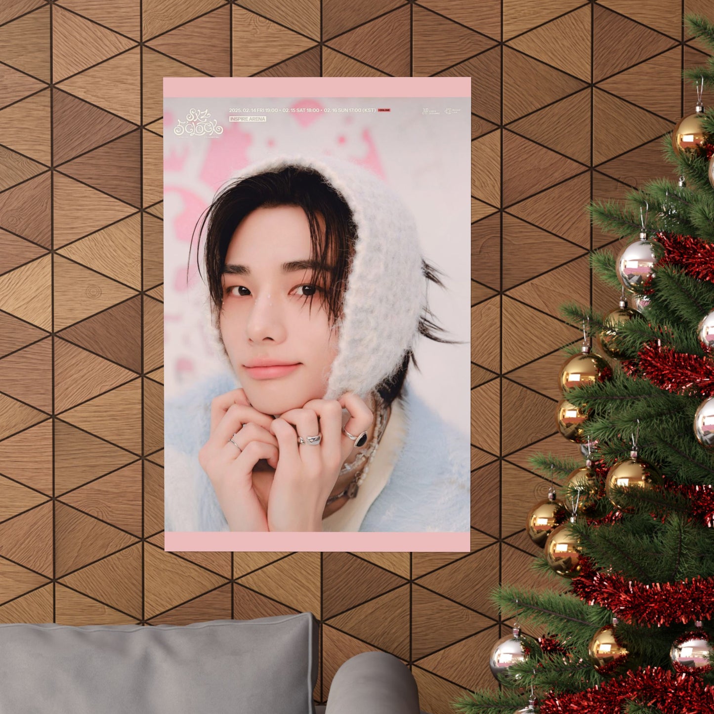 Stray Kids Hyunjin Poster - Valentine's Day | Premium K-Pop Wall Art for STAYs