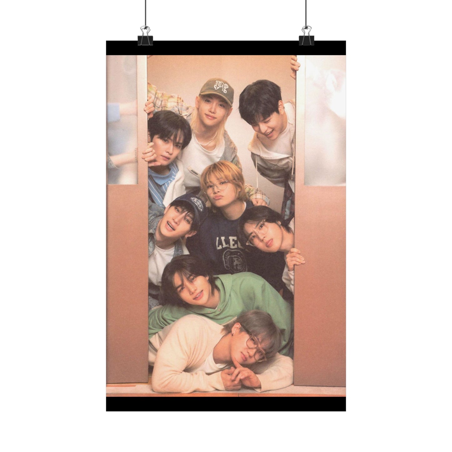 Stray Kids Group Poster - Cozy Bonding Moment | Premium K-Pop Wall Art for STAYs