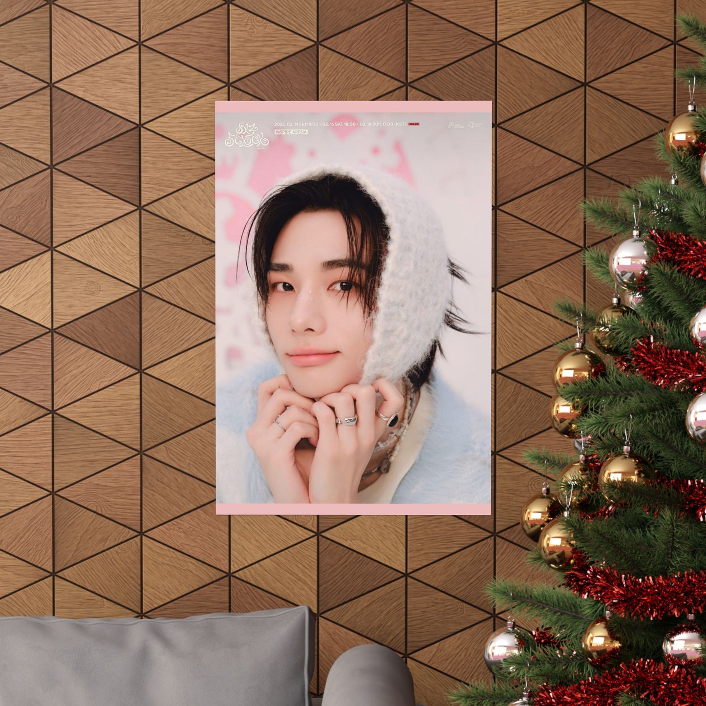 Stray Kids Hyunjin Poster - Valentine's Day | Premium K-Pop Wall Art for STAYs