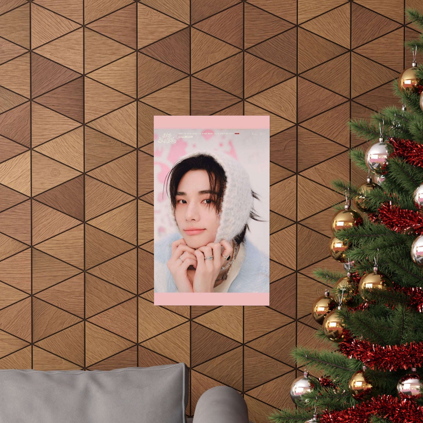 Stray Kids Hyunjin Poster - Valentine's Day | Premium K-Pop Wall Art for STAYs