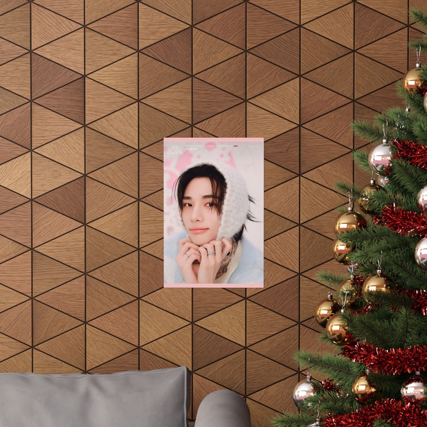 Stray Kids Hyunjin Poster - Valentine's Day | Premium K-Pop Wall Art for STAYs