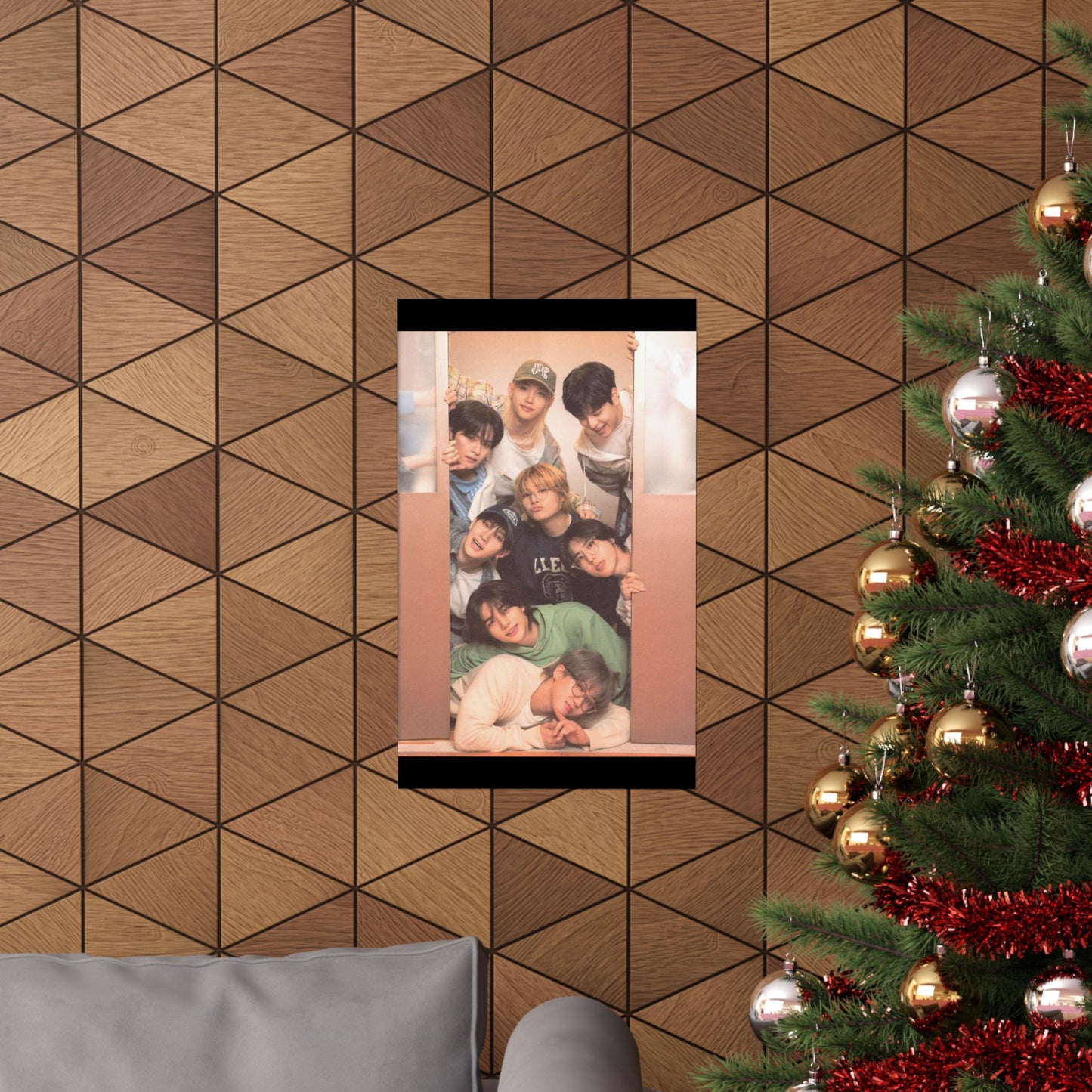 Stray Kids Group Poster - Cozy Bonding Moment | Premium K-Pop Wall Art for STAYs