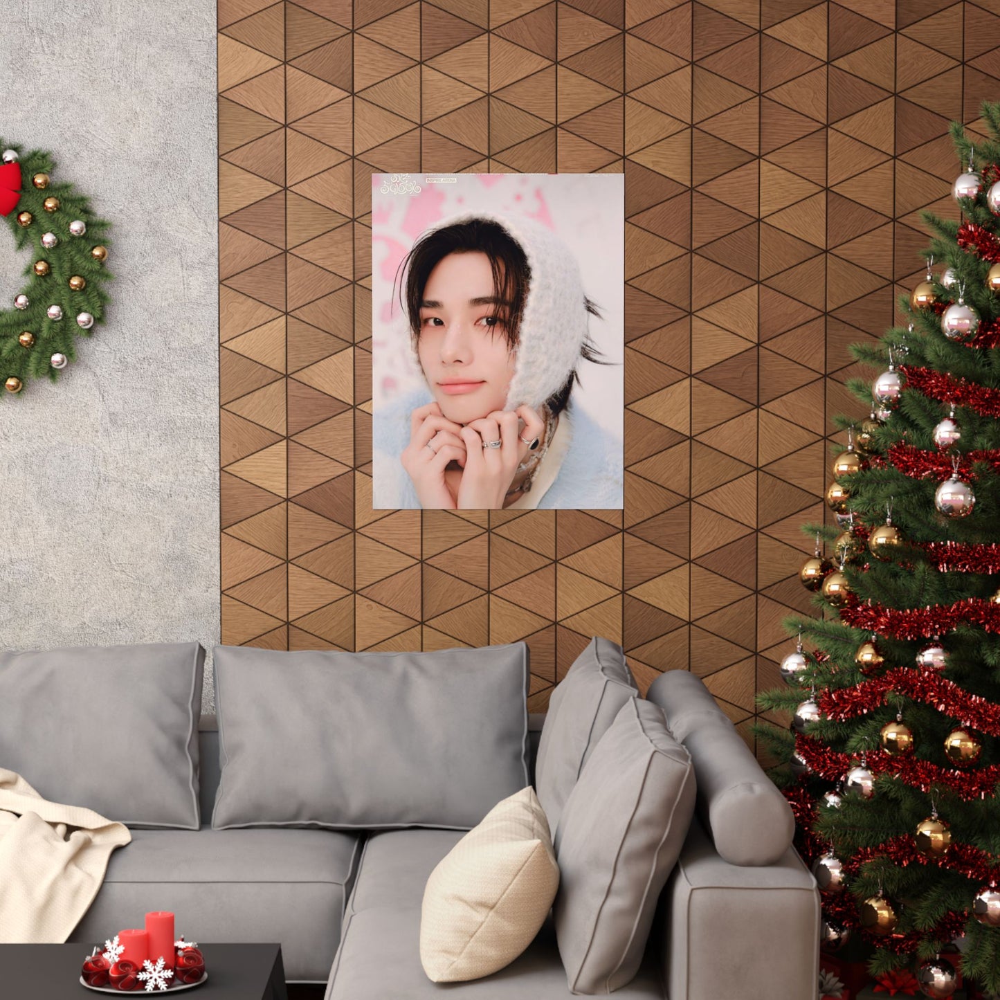 Stray Kids Hyunjin Poster - Valentine's Day | Premium K-Pop Wall Art for STAYs