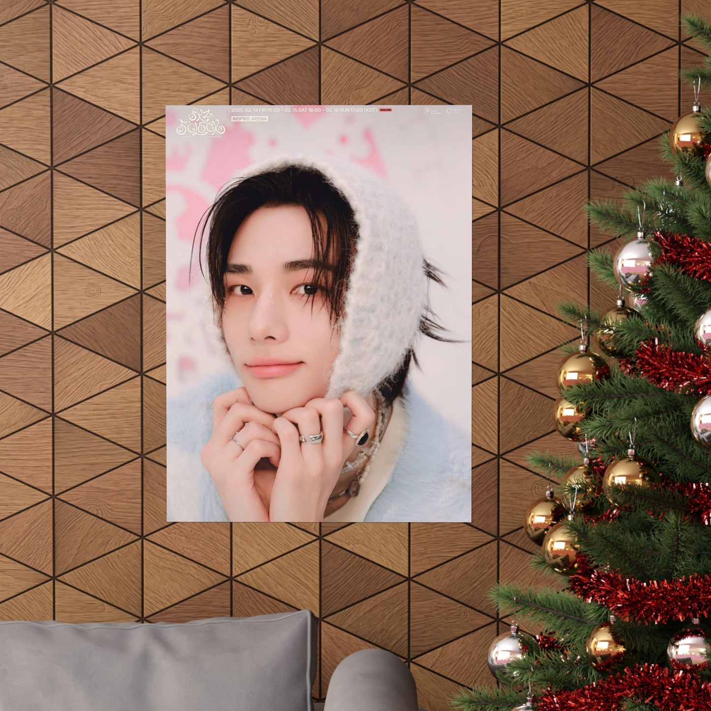 Stray Kids Hyunjin Poster - Valentine's Day | Premium K-Pop Wall Art for STAYs