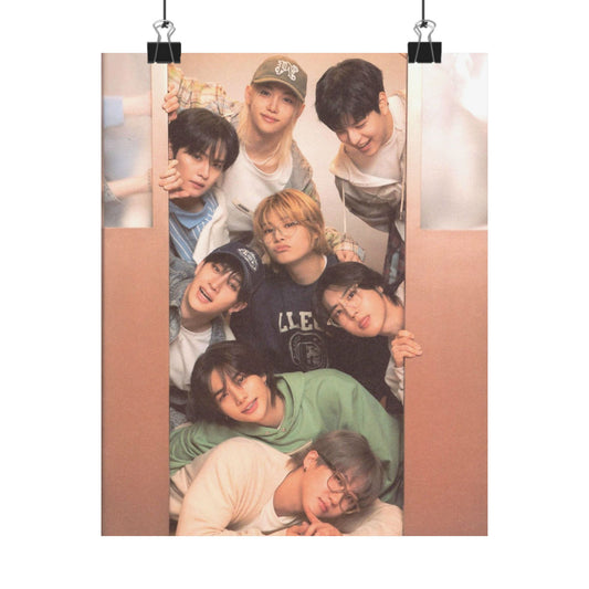 Stray Kids Group Poster - Cozy Bonding Moment | Premium K-Pop Wall Art for STAYs