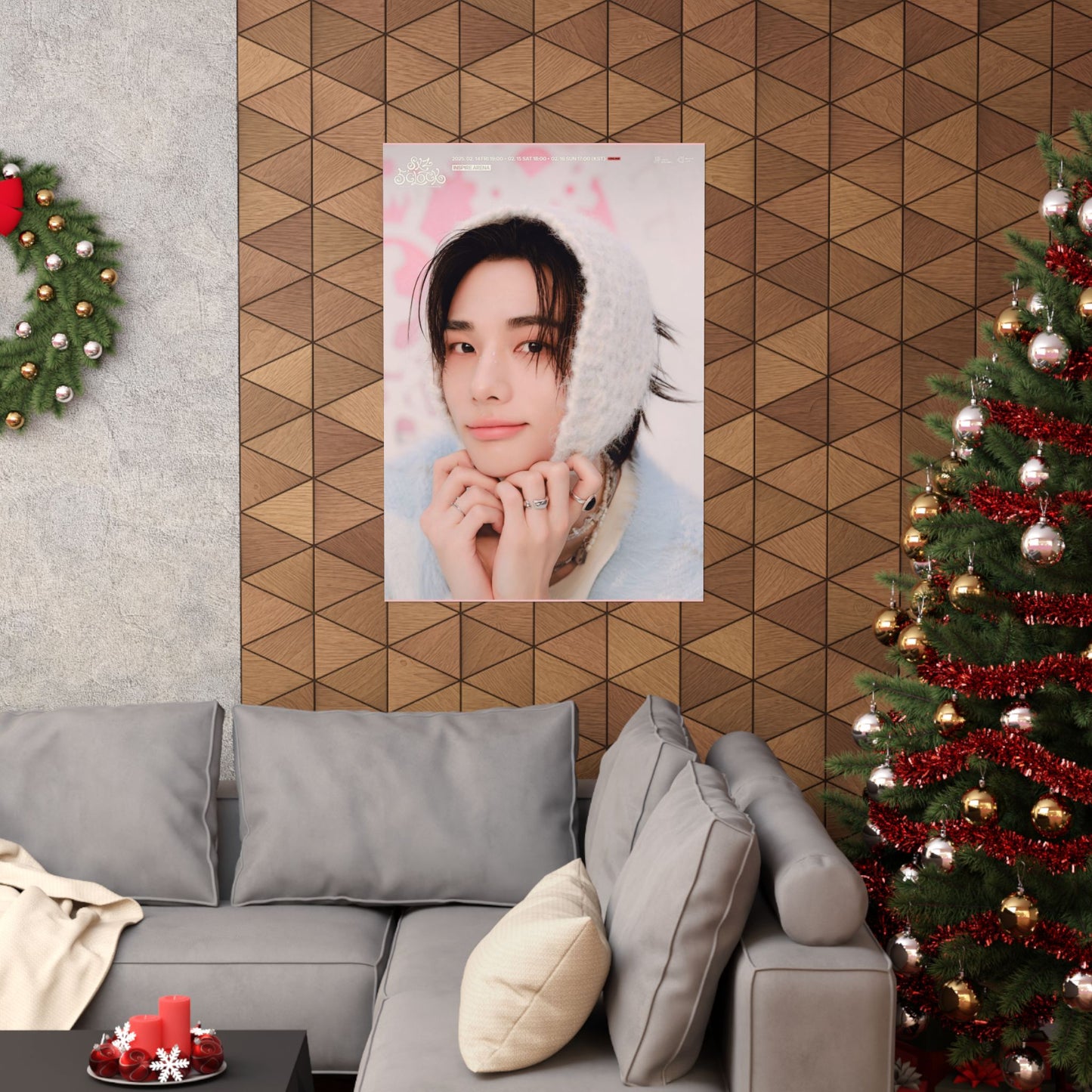 Stray Kids Hyunjin Poster - Valentine's Day | Premium K-Pop Wall Art for STAYs