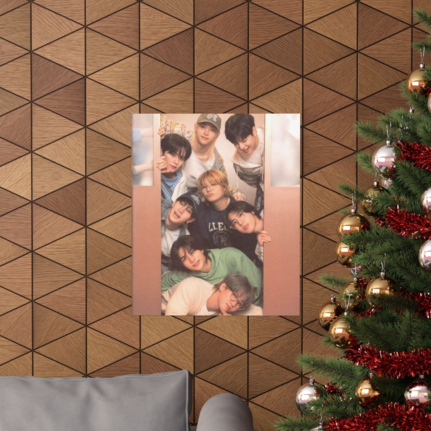 Stray Kids Group Poster - Cozy Bonding Moment | Premium K-Pop Wall Art for STAYs