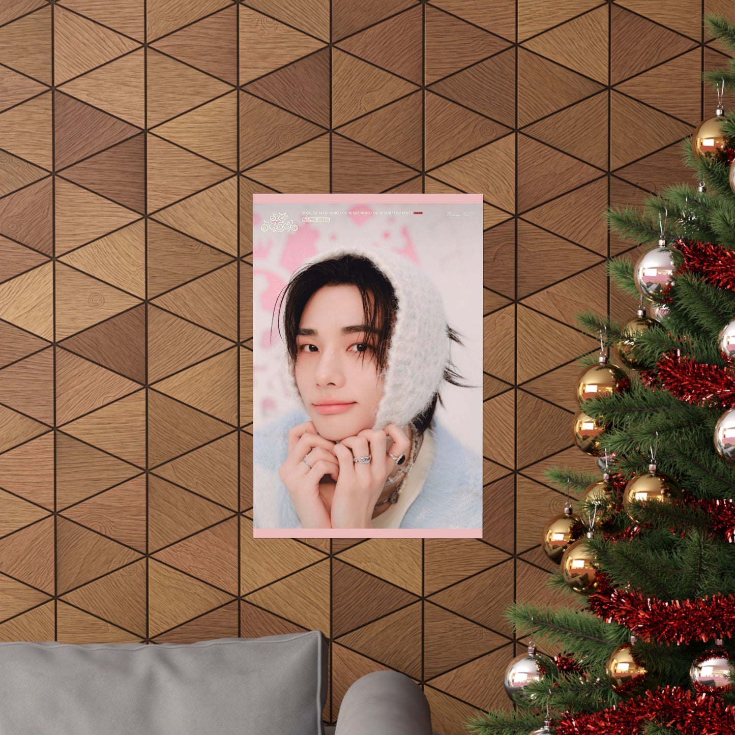 Stray Kids Hyunjin Poster - Valentine's Day | Premium K-Pop Wall Art for STAYs