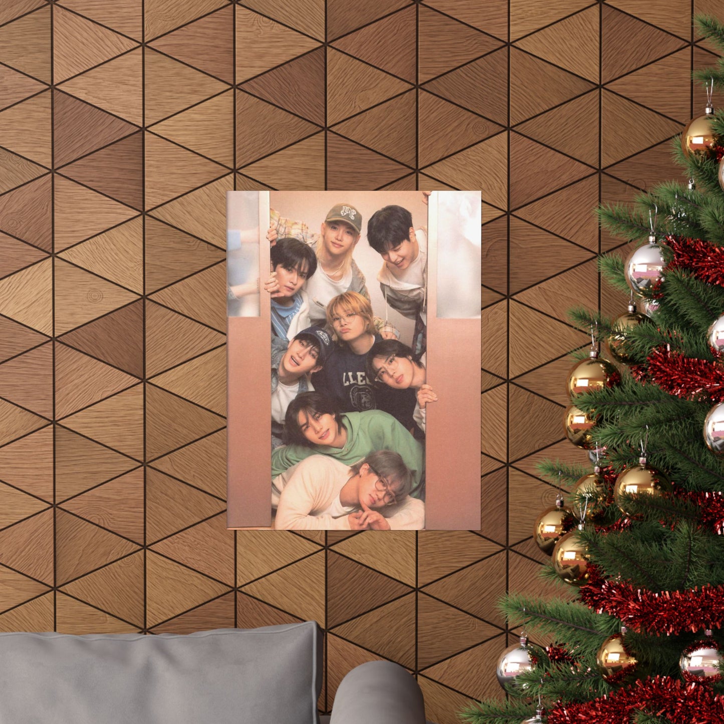 Stray Kids Group Poster - Cozy Bonding Moment | Premium K-Pop Wall Art for STAYs