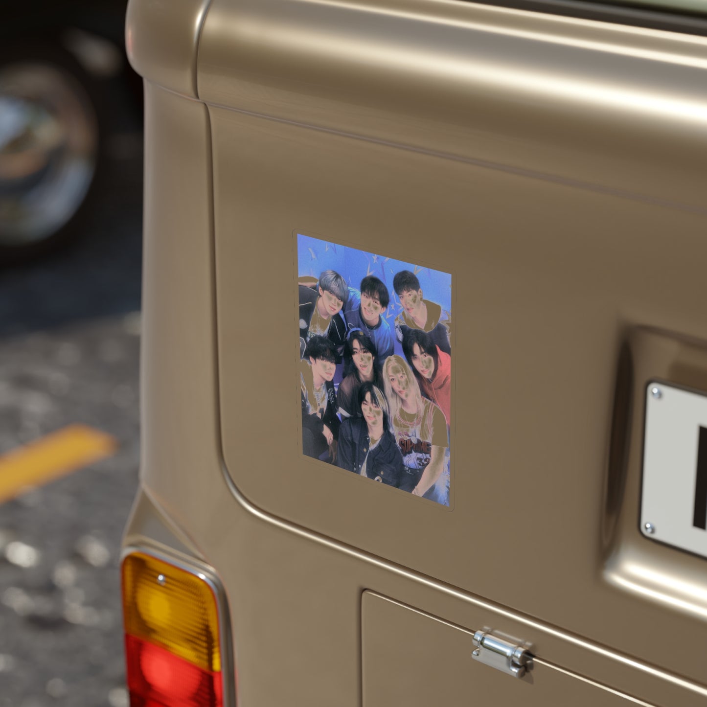 Stray kids Transparent Outdoor Stickers, Die-Cut, 1pc