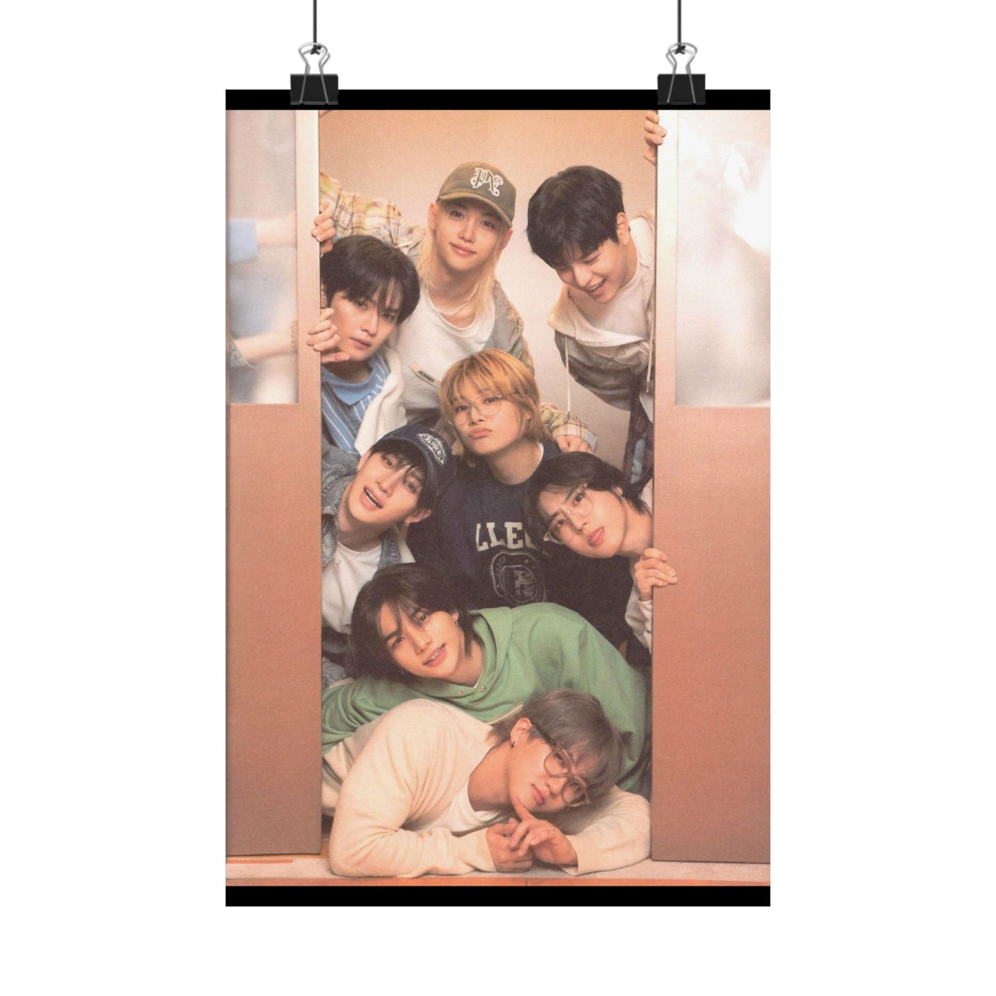 Stray Kids Group Poster - Cozy Bonding Moment | Premium K-Pop Wall Art for STAYs