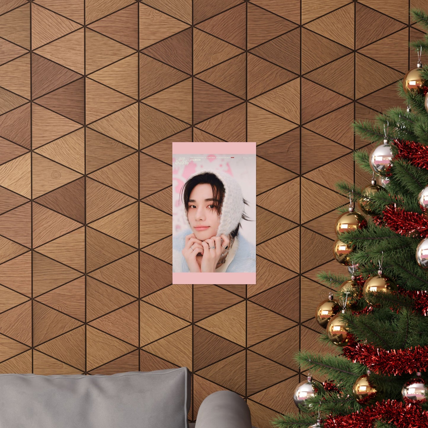 Stray Kids Hyunjin Poster - Valentine's Day | Premium K-Pop Wall Art for STAYs