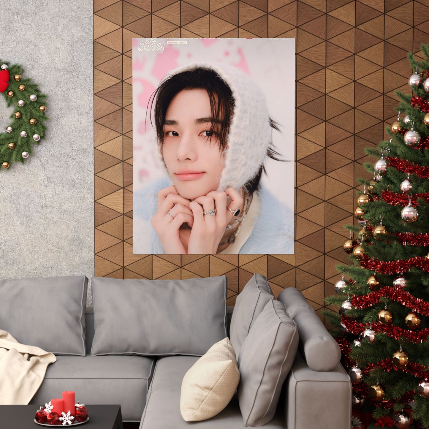 Stray Kids Hyunjin Poster - Valentine's Day | Premium K-Pop Wall Art for STAYs