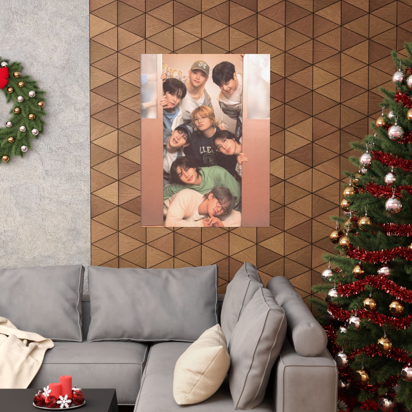 Stray Kids Group Poster - Cozy Bonding Moment | Premium K-Pop Wall Art for STAYs