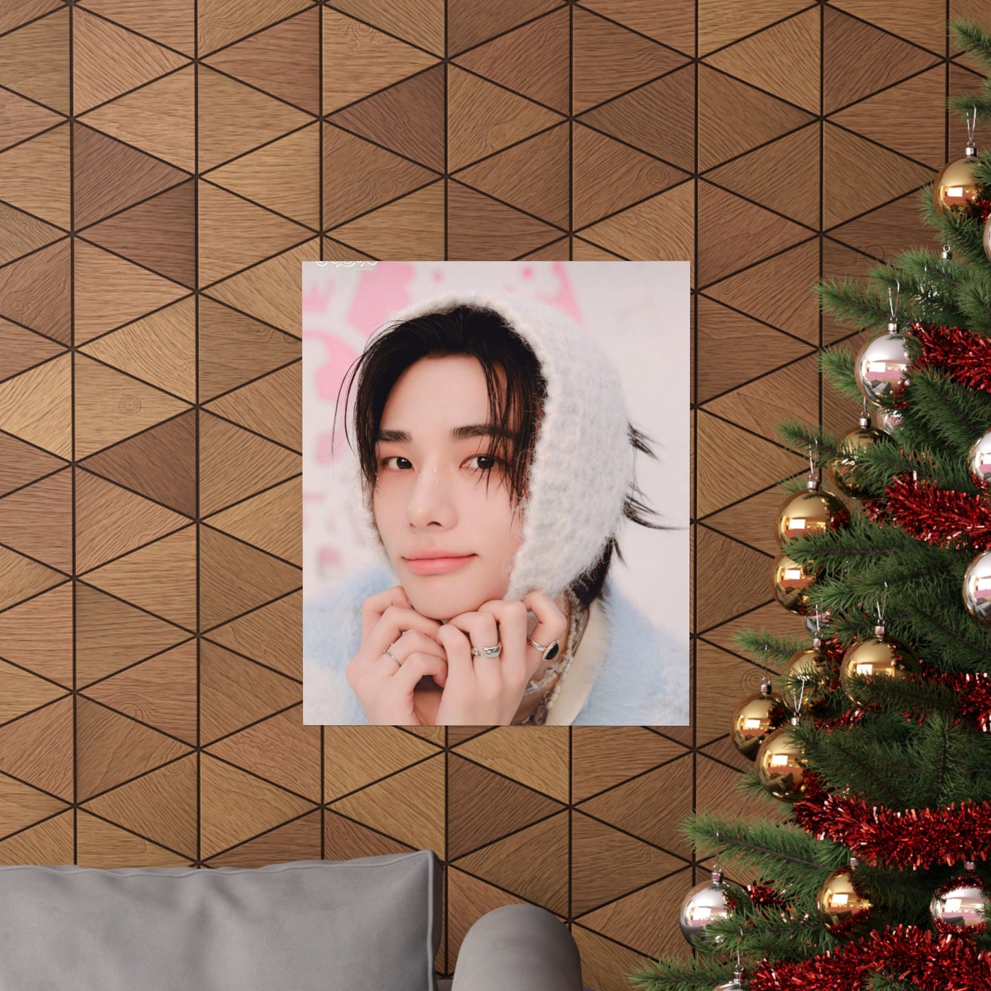 Stray Kids Hyunjin Poster - Valentine's Day | Premium K-Pop Wall Art for STAYs