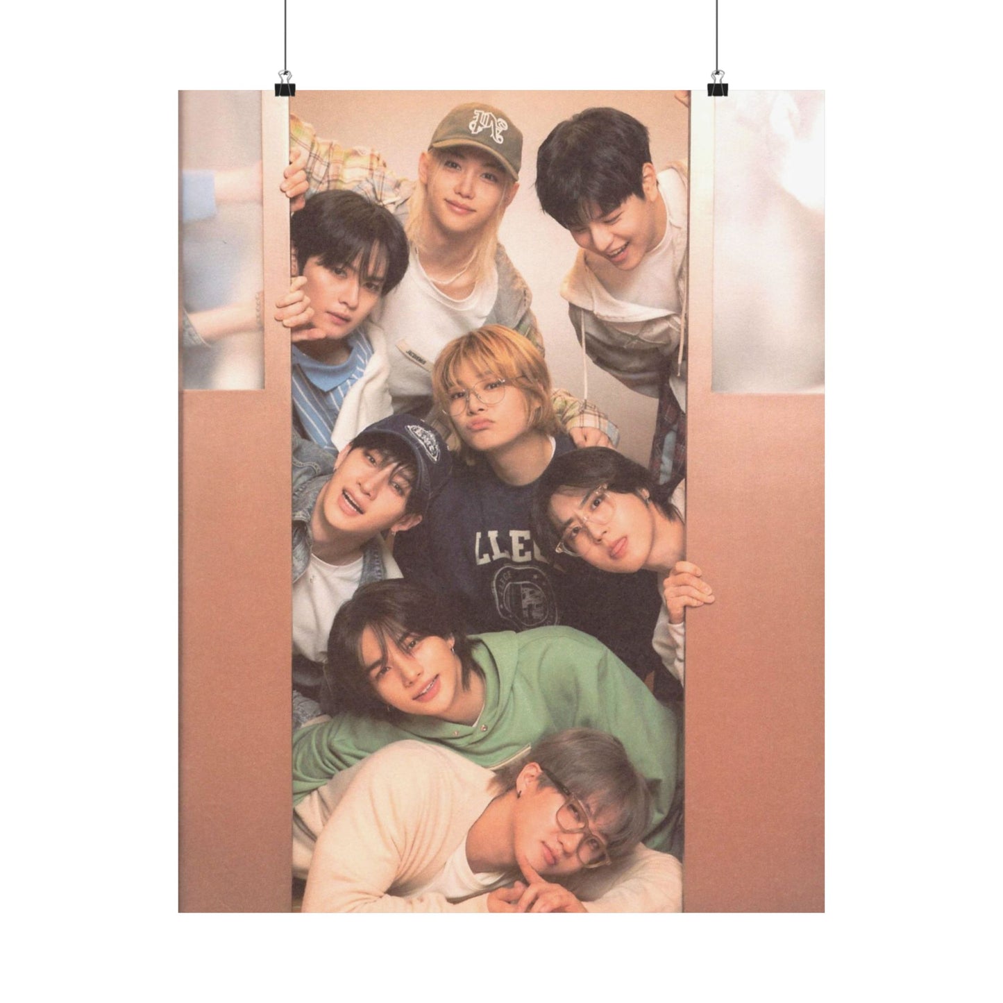 Stray Kids Group Poster - Cozy Bonding Moment | Premium K-Pop Wall Art for STAYs