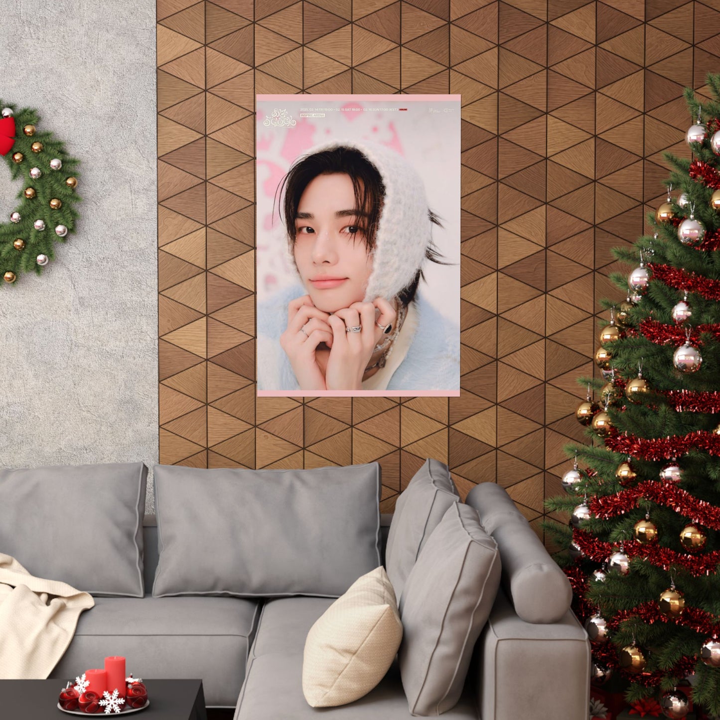 Stray Kids Hyunjin Poster - Valentine's Day | Premium K-Pop Wall Art for STAYs