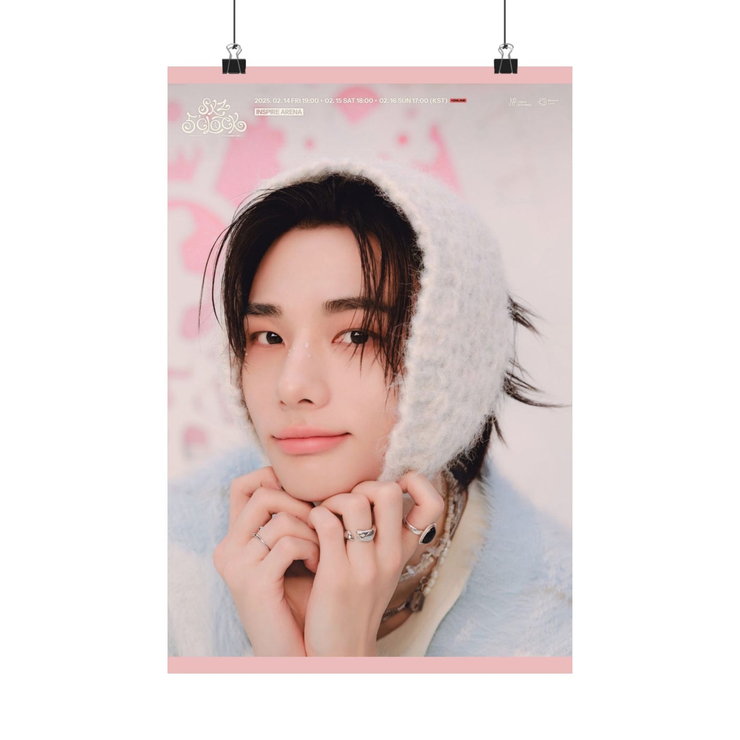 Stray Kids Hyunjin Poster - Valentine's Day | Premium K-Pop Wall Art for STAYs