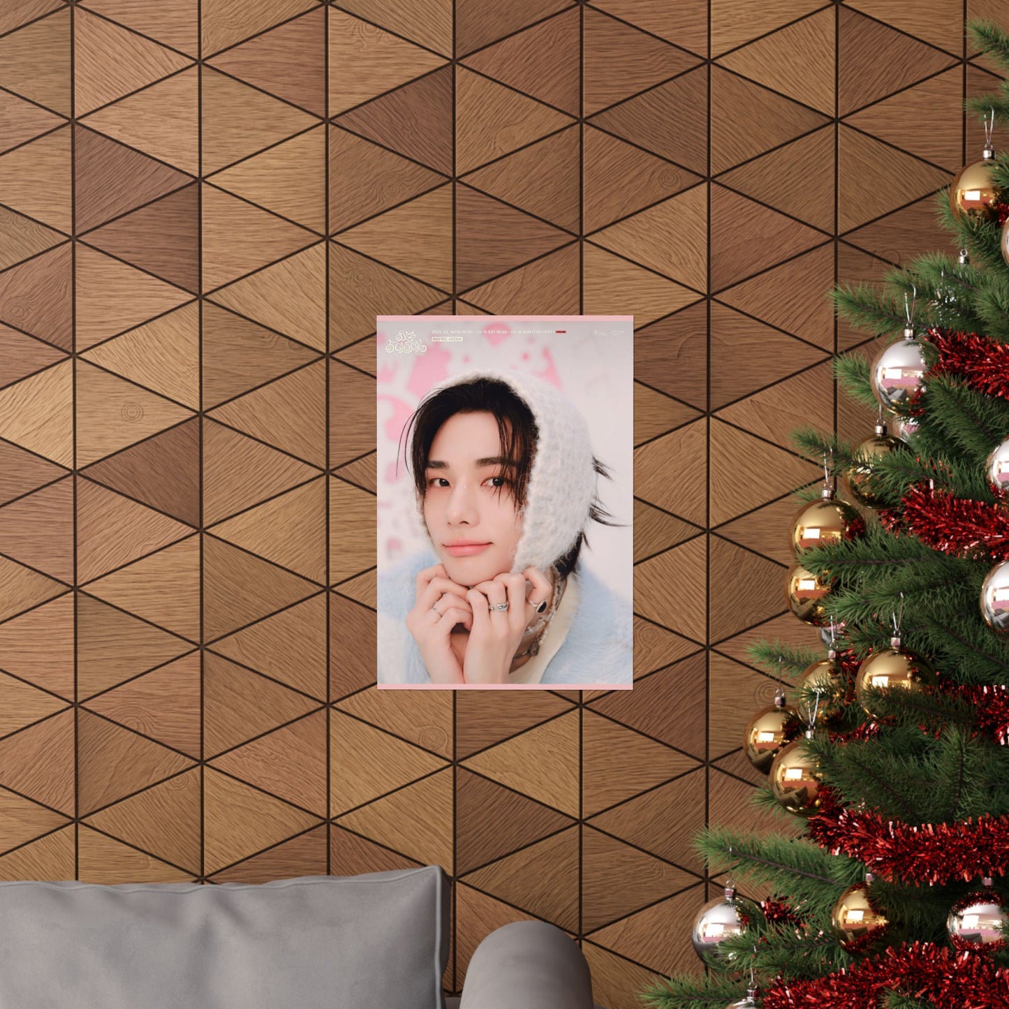 Stray Kids Hyunjin Poster - Valentine's Day | Premium K-Pop Wall Art for STAYs