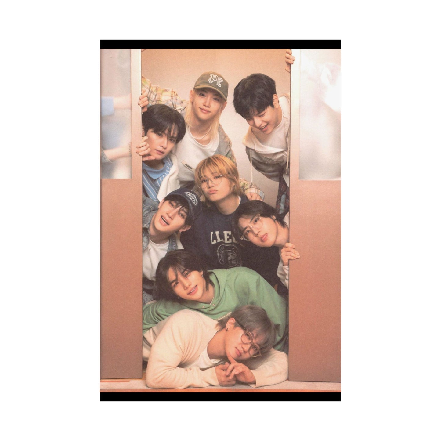 Stray Kids Group Poster - Cozy Bonding Moment | Premium K-Pop Wall Art for STAYs