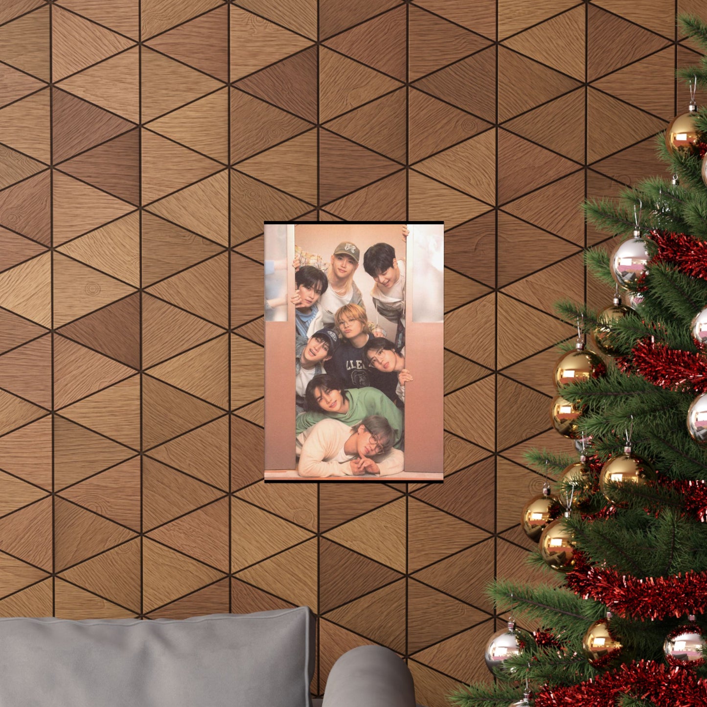 Stray Kids Group Poster - Cozy Bonding Moment | Premium K-Pop Wall Art for STAYs