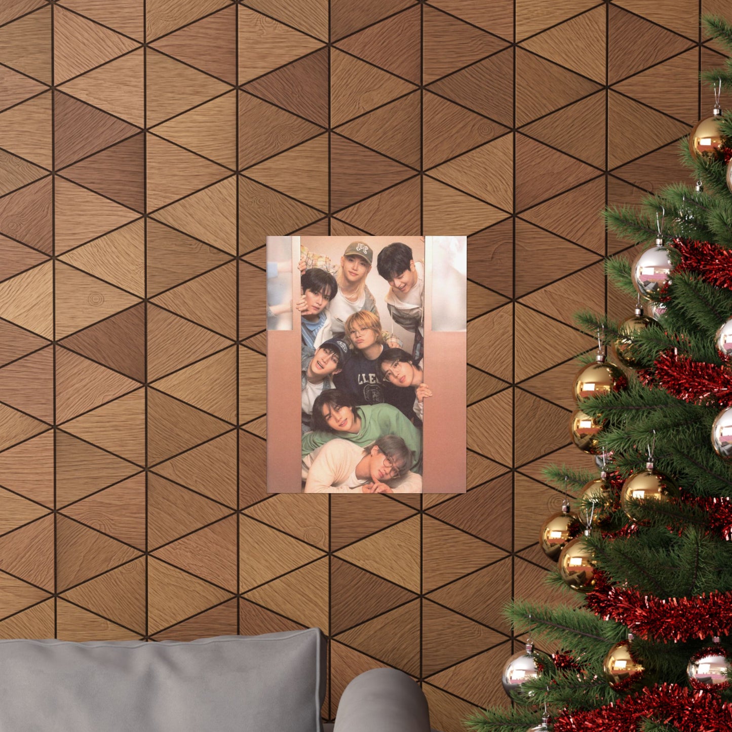 Stray Kids Group Poster - Cozy Bonding Moment | Premium K-Pop Wall Art for STAYs